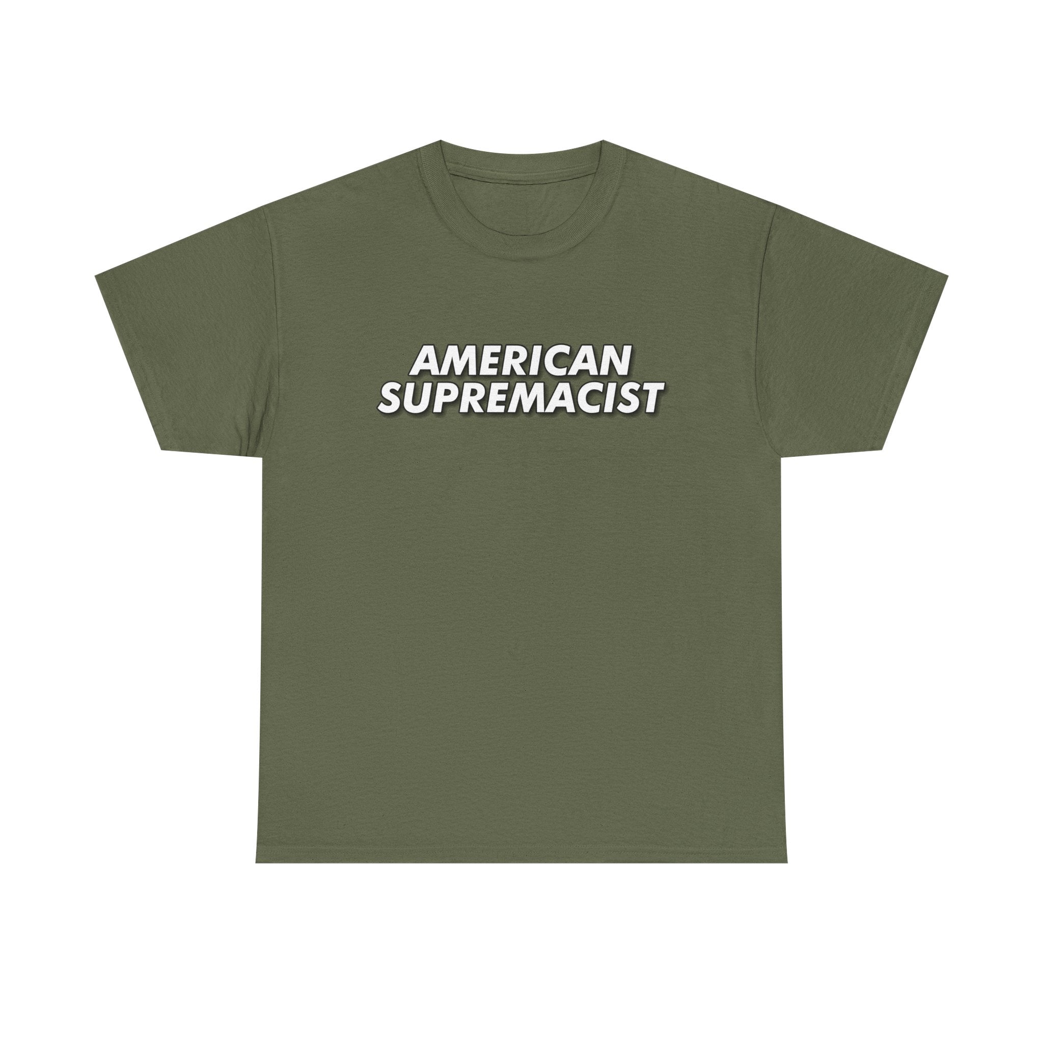 "American Supremacist" Letters T-Shirt